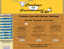 Tablet Screenshot of cowboysandsweethearts.com